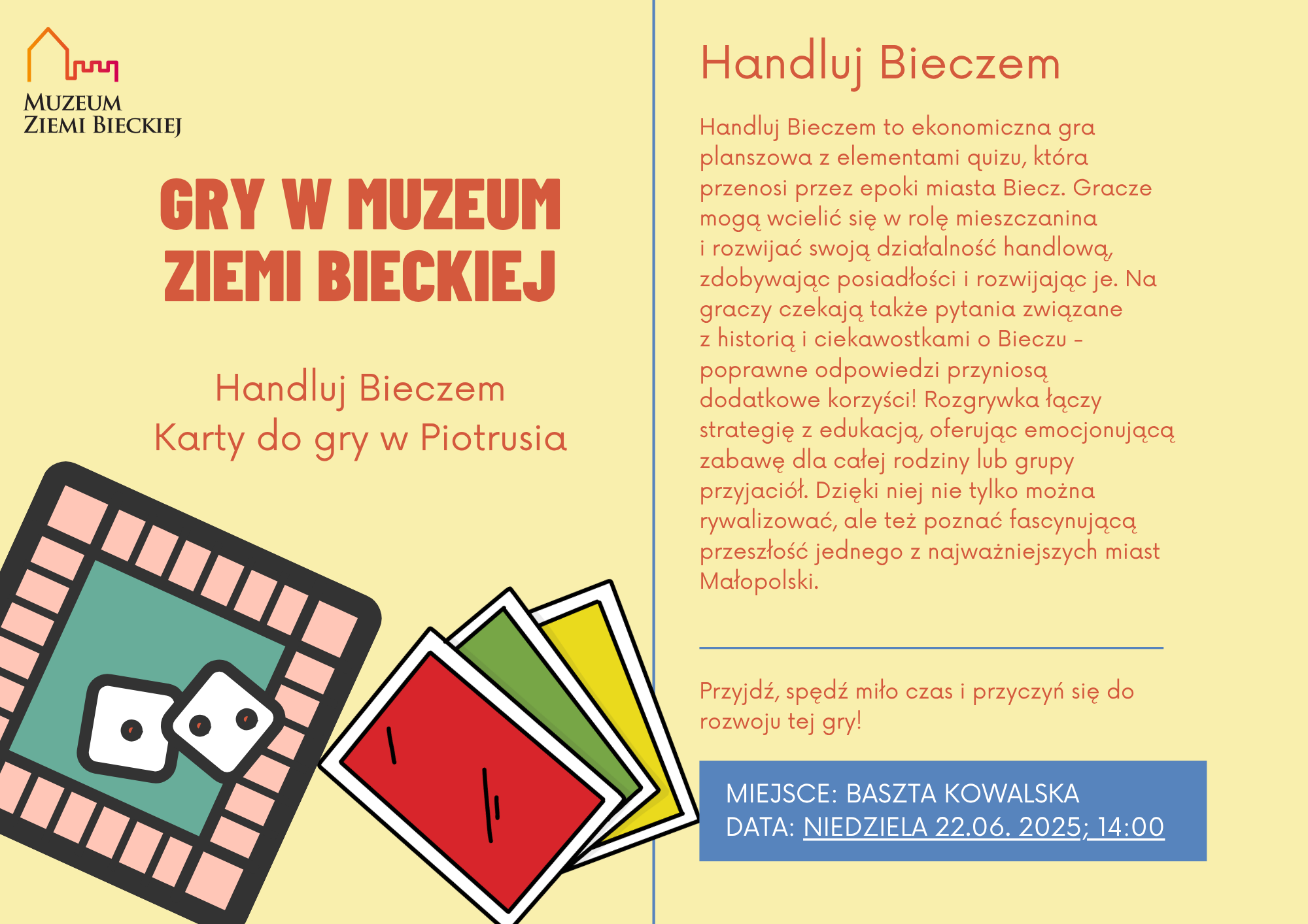 Gry w Muzeum Ziemi Bieckiej