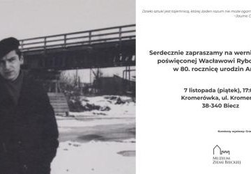 Wernisaż wystawy twórczości Wacława Rybotyckiego