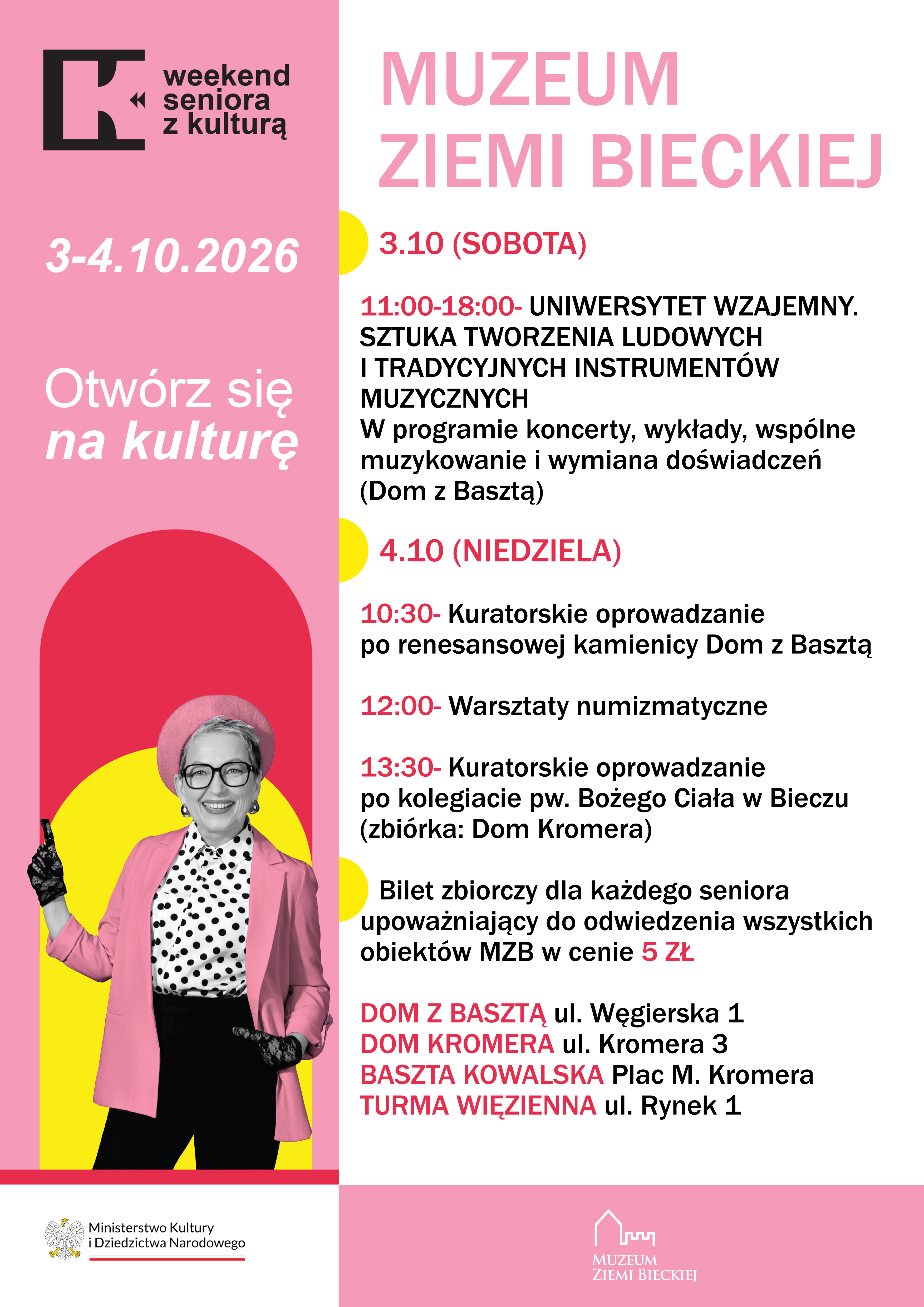 Weekend Seniora z kulturą w MZB